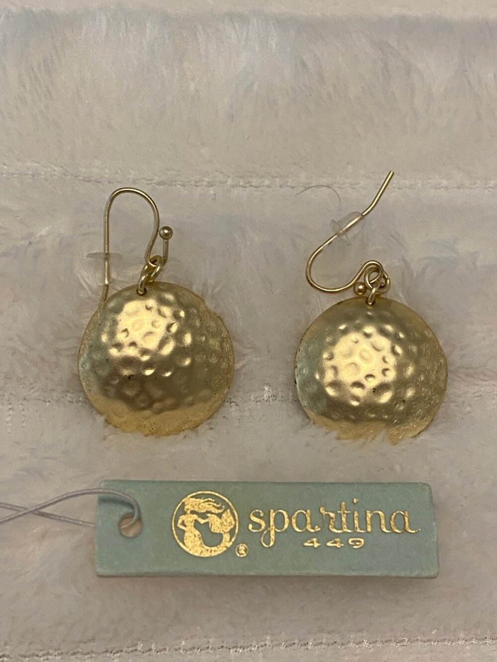 Spartina 449 Blue Mother-of-Pearl & 18k Gold-Plated Drop Earrings - Picture 3 of 3